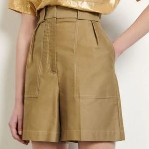Brand new Sandro berduma shorts in khaki beige tan